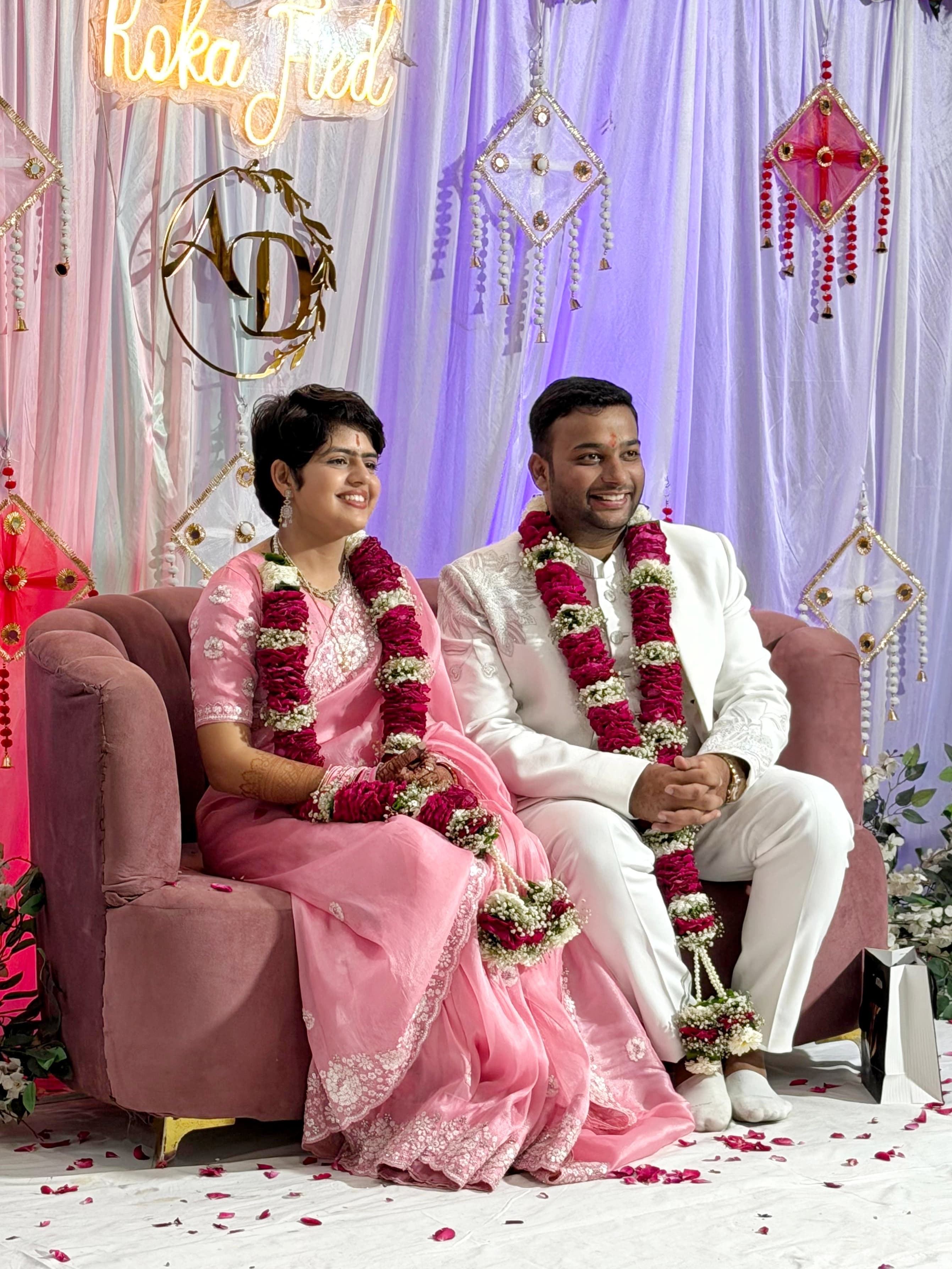 A romantic close-up from the couple's wedding story.